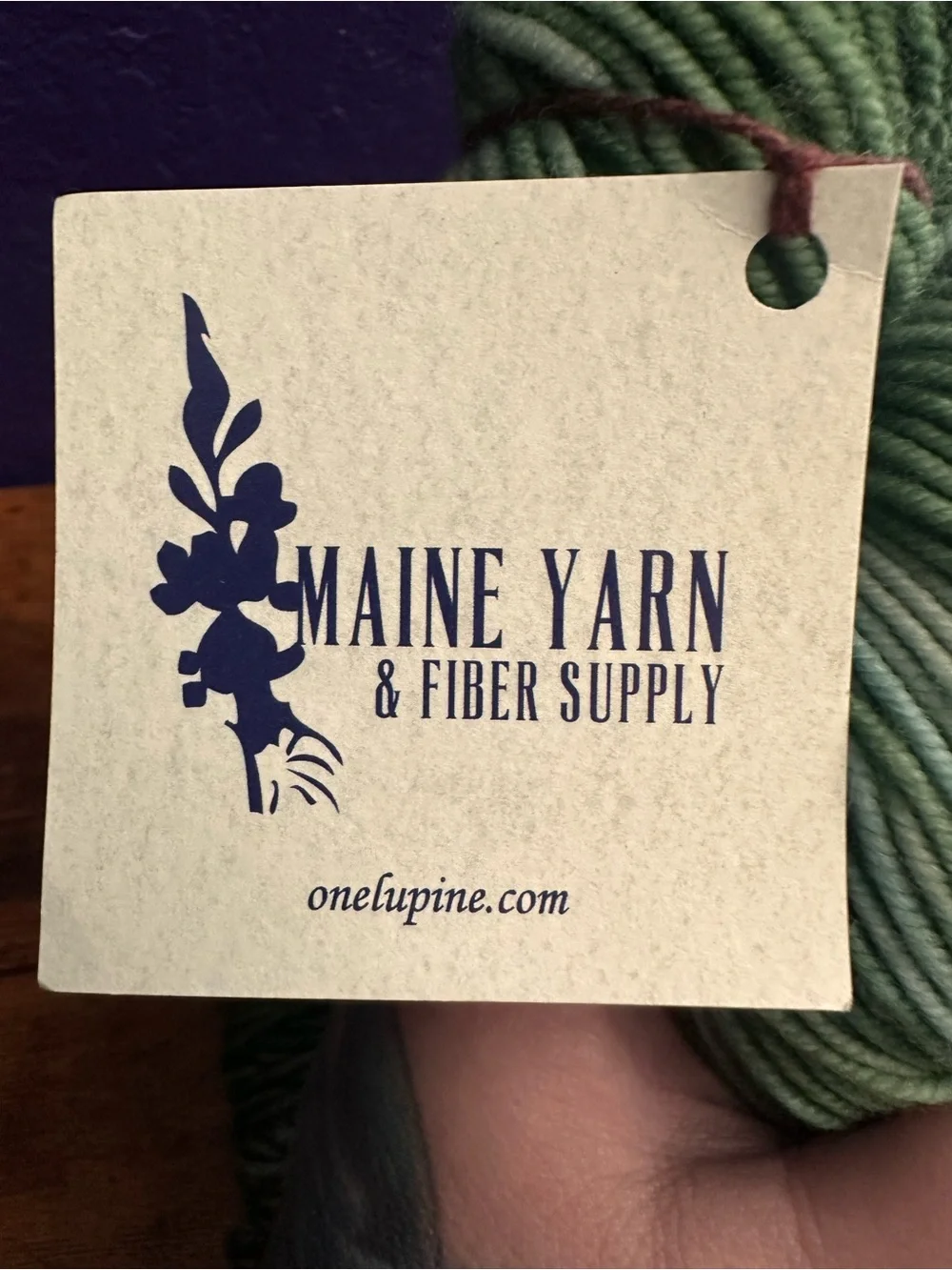 Maine Yarn & Fiber Supply Old Growth DK Hand Dyed Merino Yarn Lot